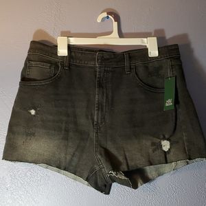Wild fable, size 16/33 waist, Black Denim shorts